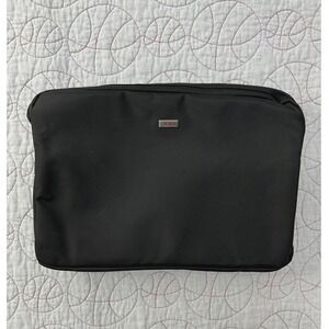Tumi Laptop Tech Case Black Ballistic Nylon Zip / Men's Large Wide